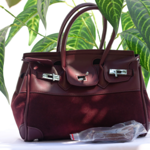 Maroon handbag
