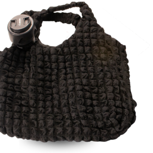 Black Bubble Tote Bag